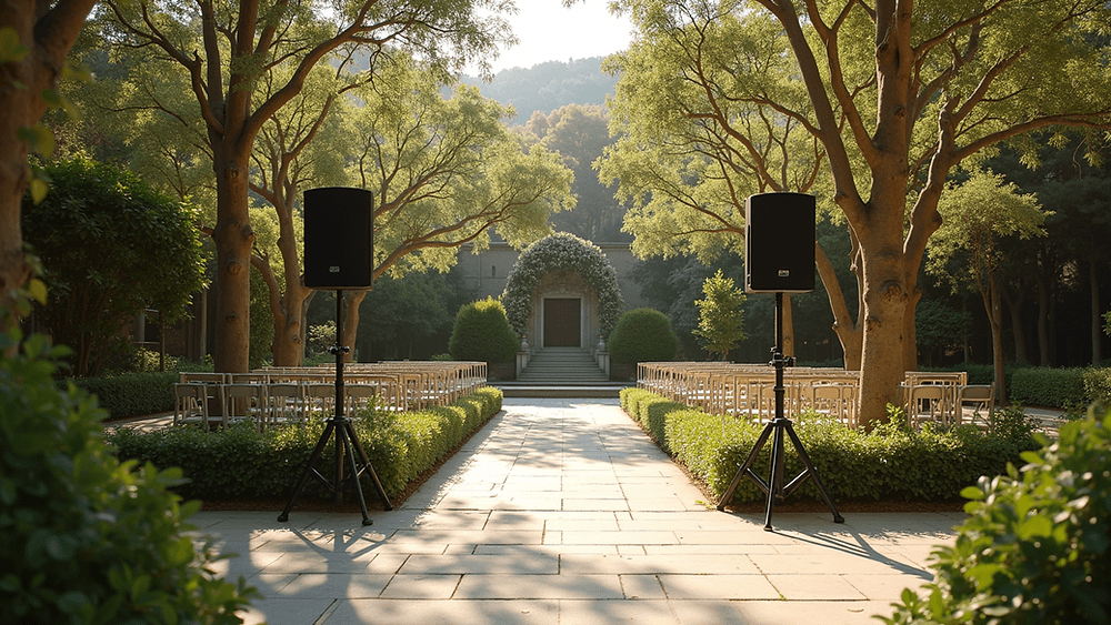 Guía para alquilar PA systems para bodas